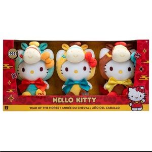 Hello Kitty Chinese Lunar New Year Of The Horse 2026, 3 - 8" Characters